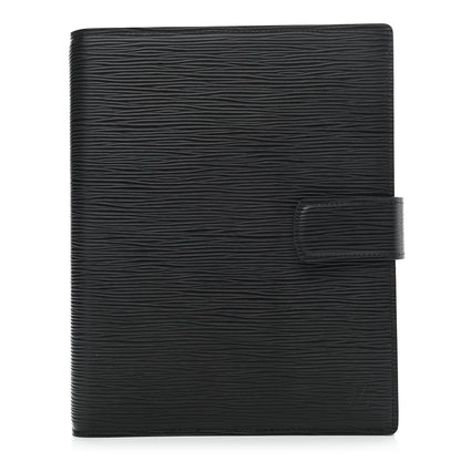 Louis Vuitton Epi Large Ring Agenda Cover Black 1 of 8