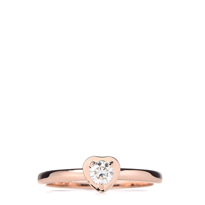 Cartier 18K Pink Gold Diamond D'Amour Heart Ring 50 5.25 1 of 6
