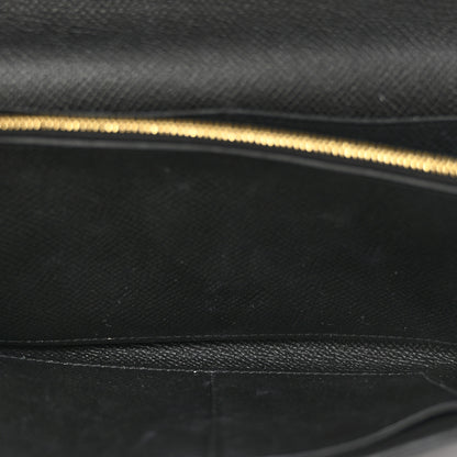 Hermes Epsom Kelly Wallet To Go Black 5 of 15
