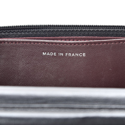 Chanel Lambskin Quilted Wallet On Chain WOC Black 7 of 15