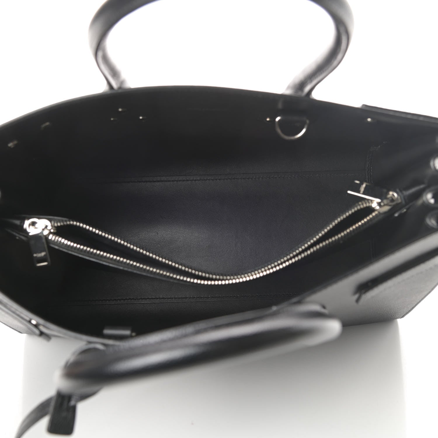 Saint Laurent Grained Calfskin Small Sac De Jour Black 5 of 10