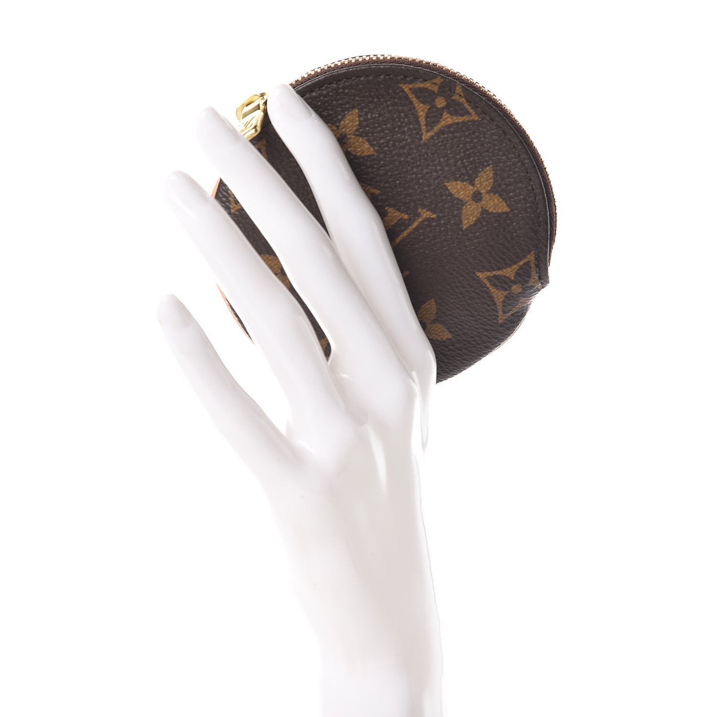 Monogram Round Coin Purse