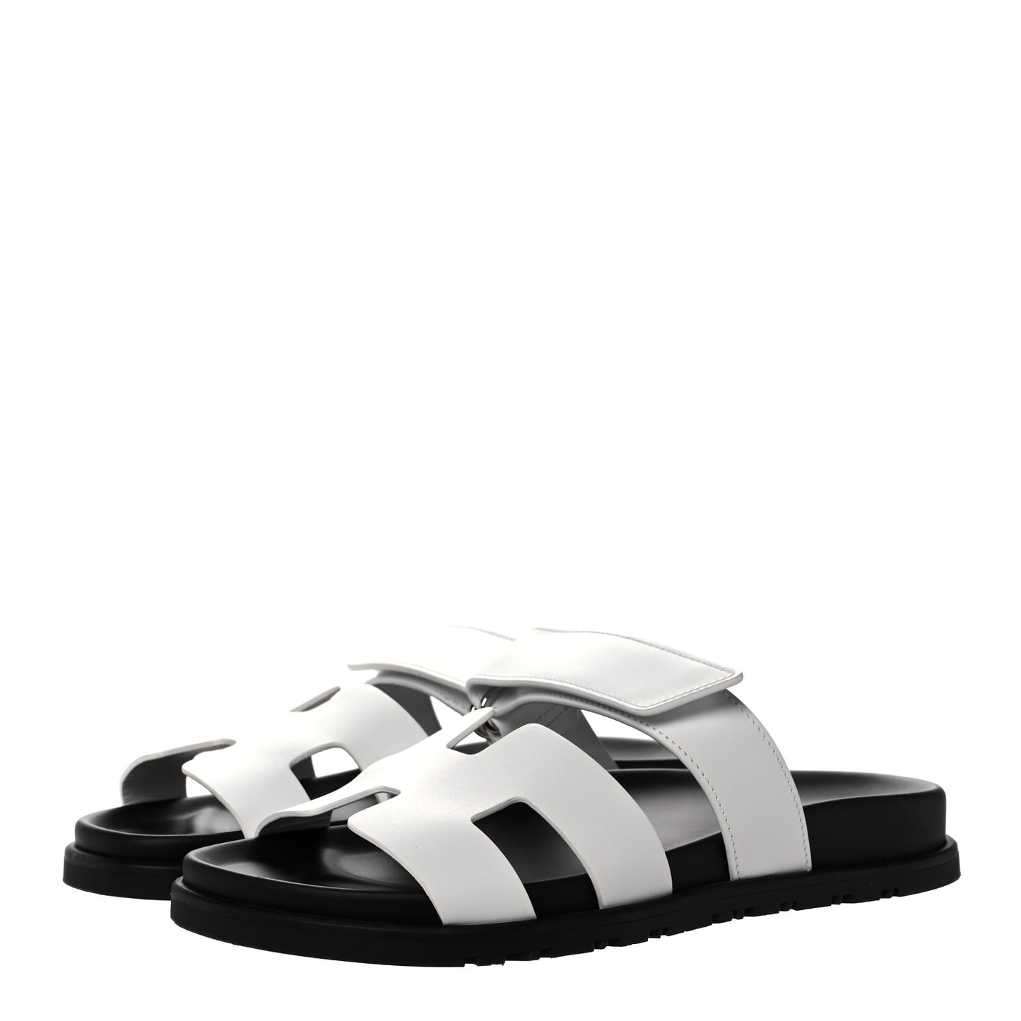 Calfskin Womens Chypre Sandals 38 White