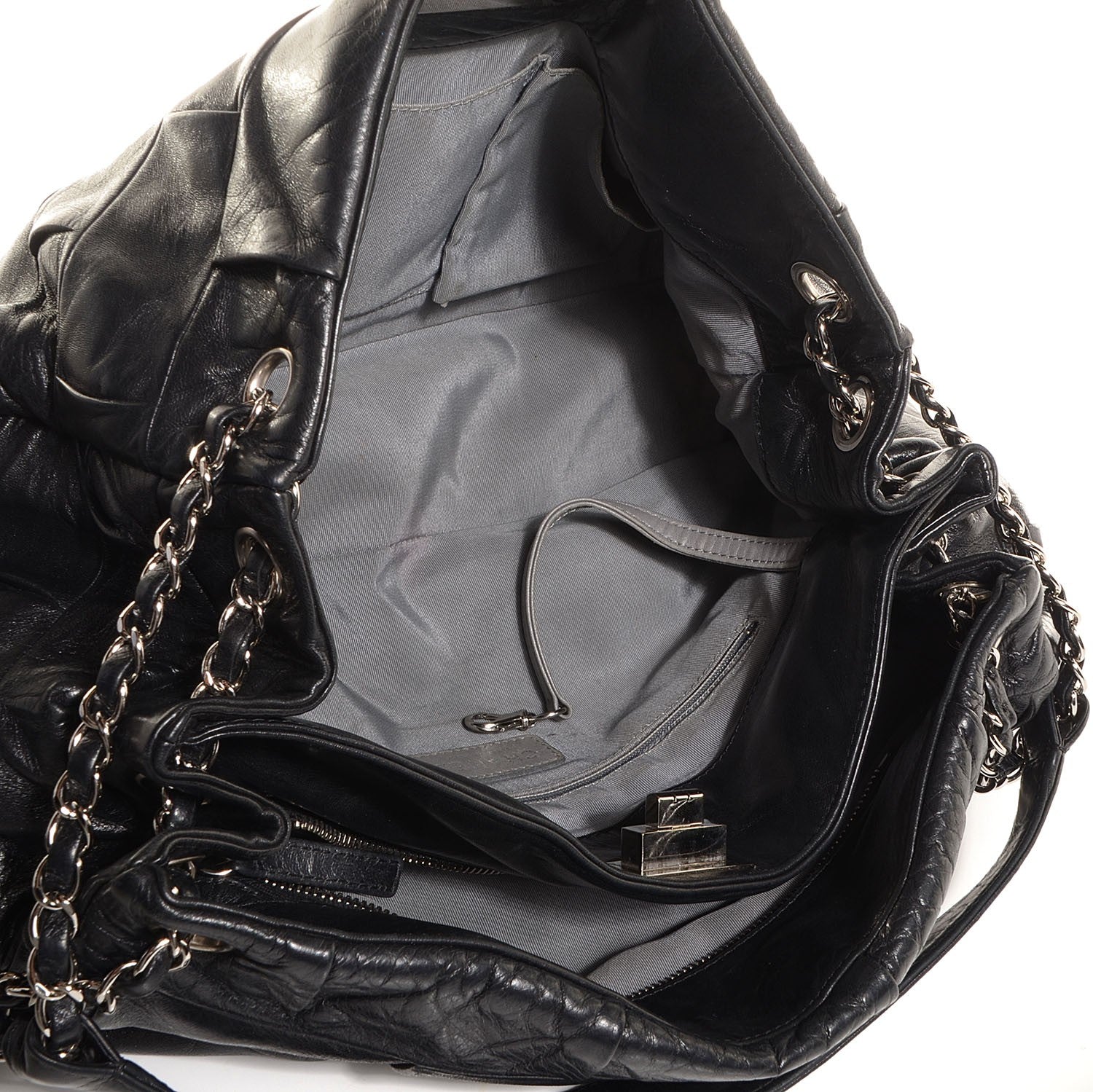 Chanel Lambskin Igloo Shoulder Bag Black 5 of 8