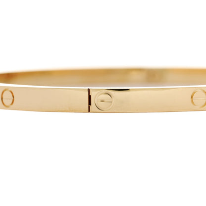 Cartier 18K Yellow Gold Small LOVE Bracelet 18 5 of 8