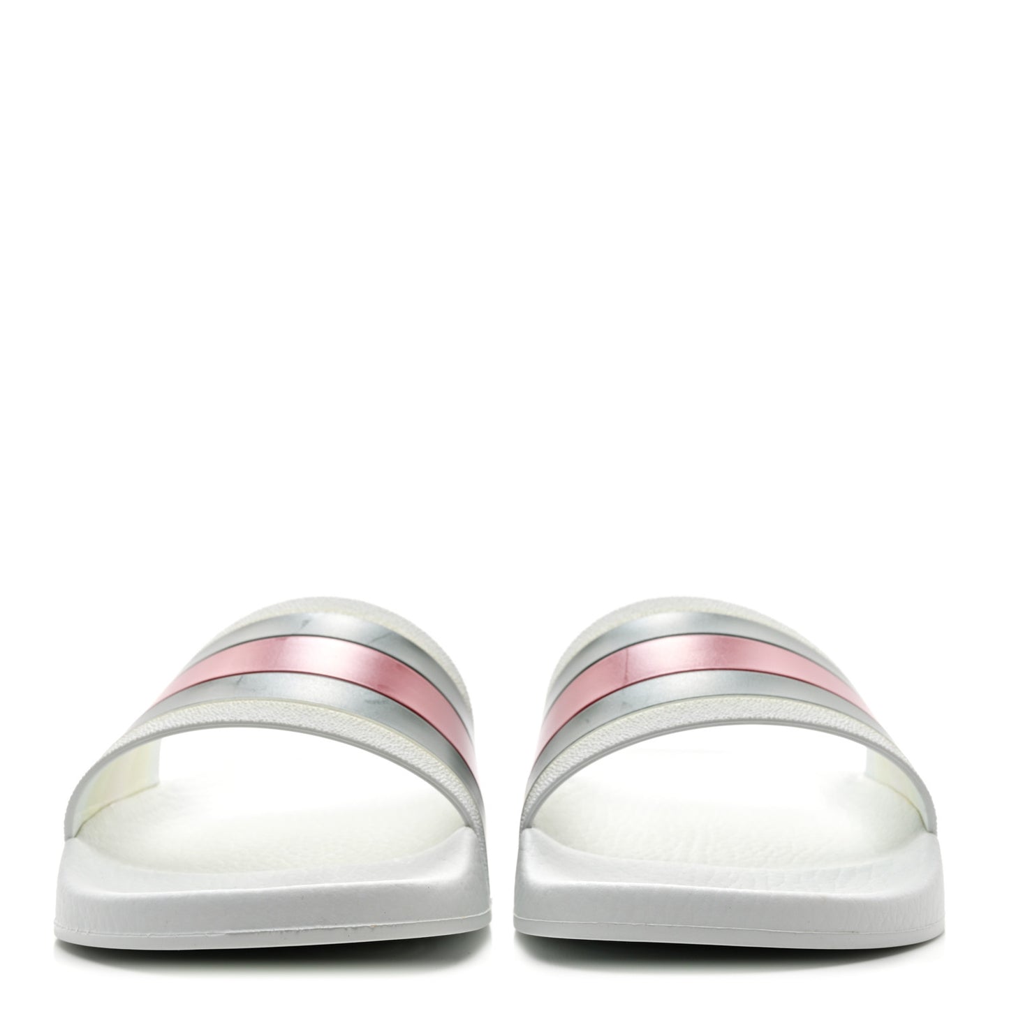 Rubber Web Mens Pool Slide Sandals 8 Great White