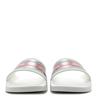 Gucci Rubber Web Mens Pool Slide Sandals 8 Great White 2 of 9