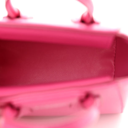 Givenchy Shiny Lord Calfskin Micro Antigona Neon Pink 5 of 10