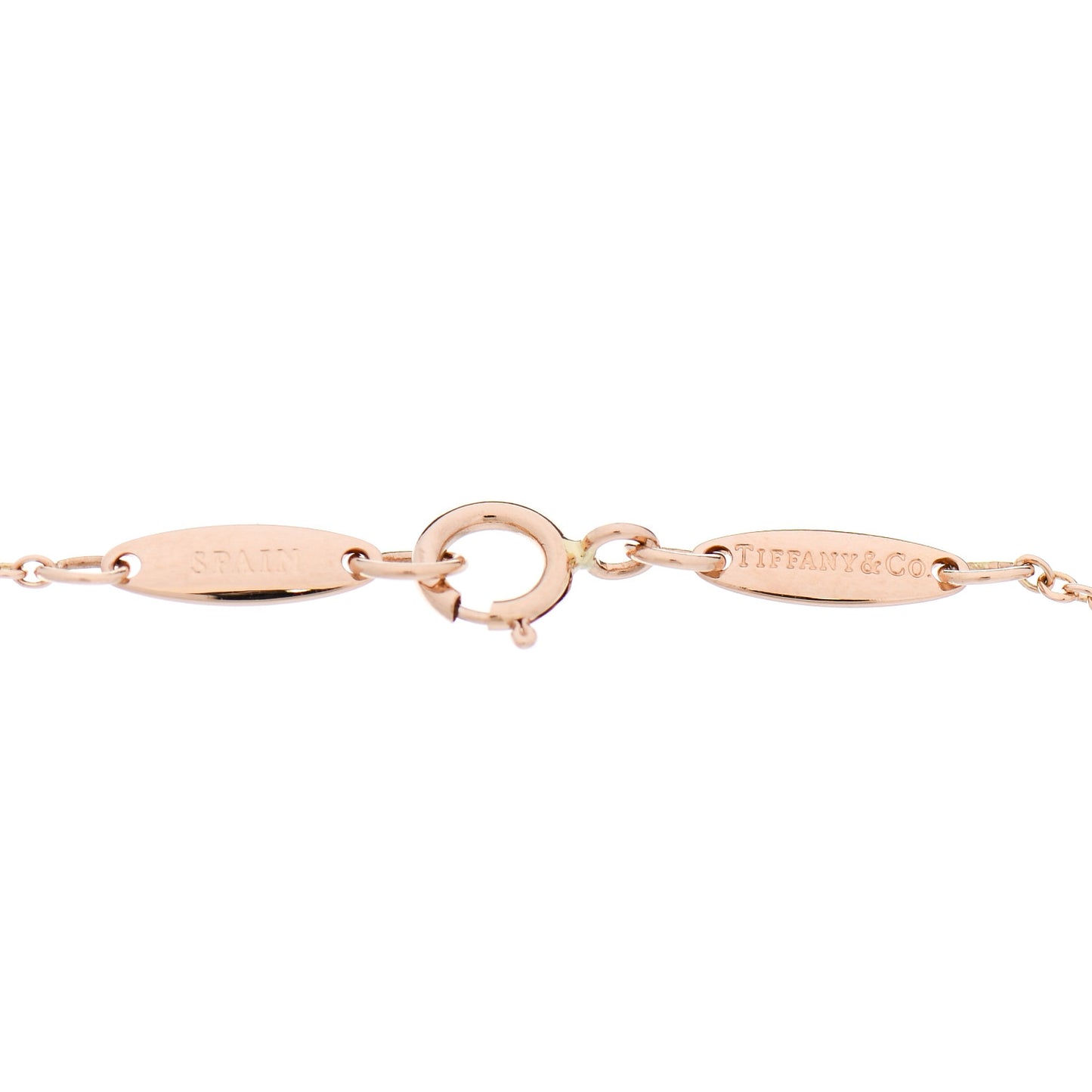 18K Rose Gold Diamond .08ct Elsa Peretti Diamonds by the Yard Bracelet