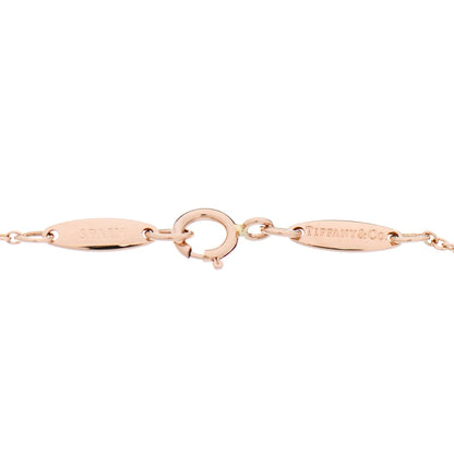 Tiffany 18K Rose Gold Diamond .08ct Elsa Peretti Diamonds by the Yard Bracelet 3 of 4