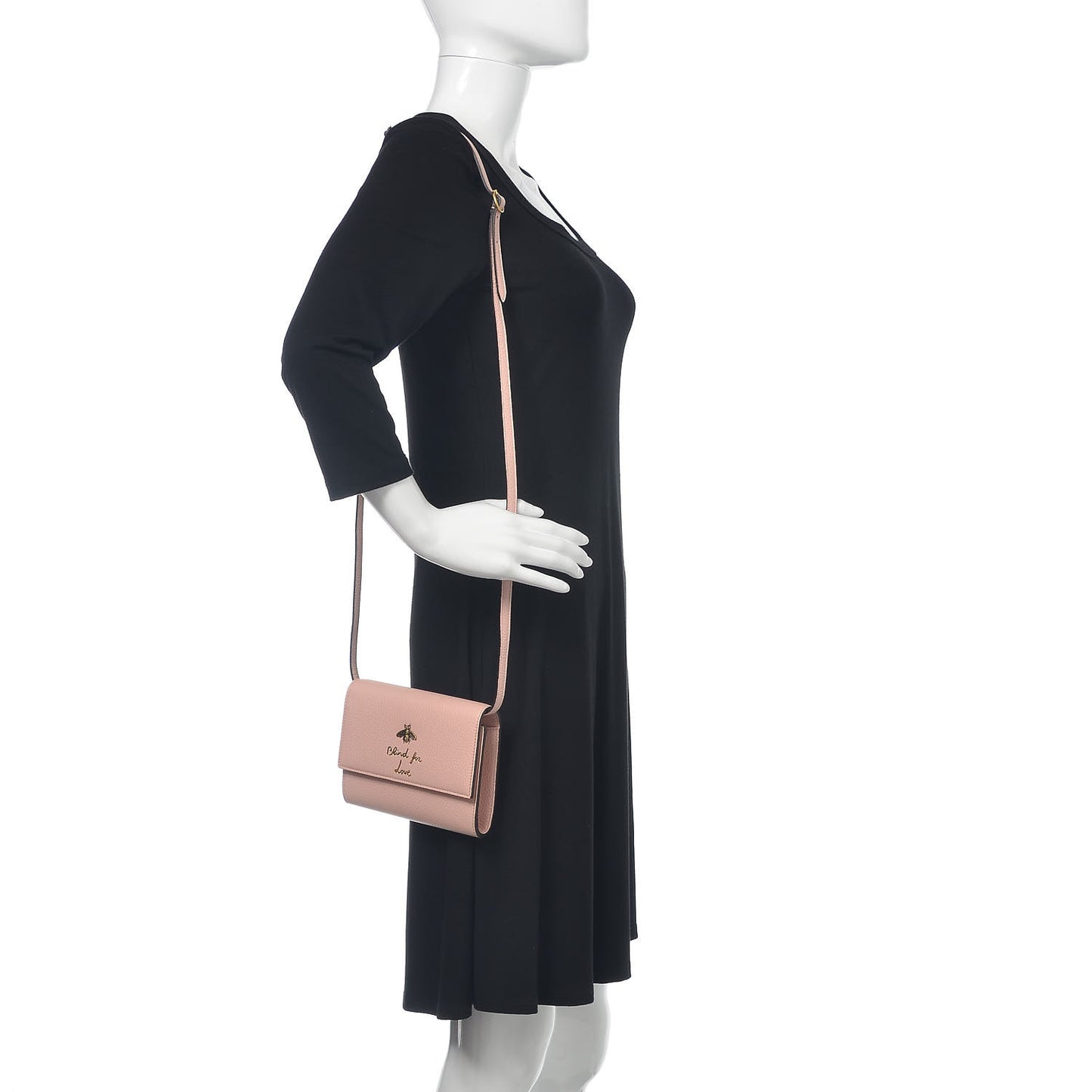 Calfskin Blind For Love Crossbody Pink