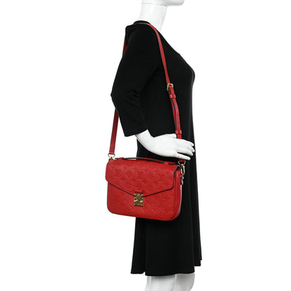 Louis Vuitton Empreinte Pochette Metis Cherry 2 of 9