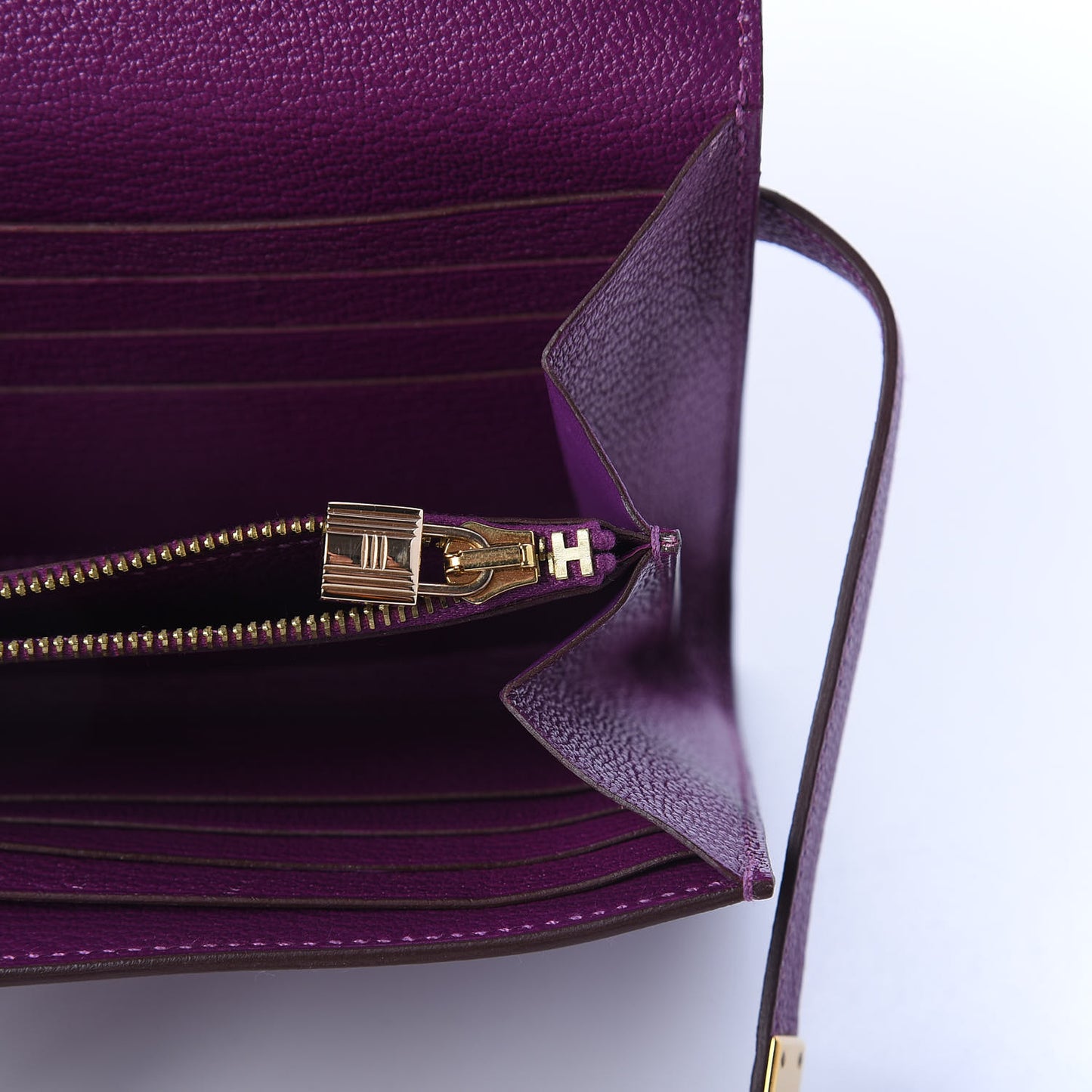 Chevre Mysore Kelly Longue Wallet Anemone