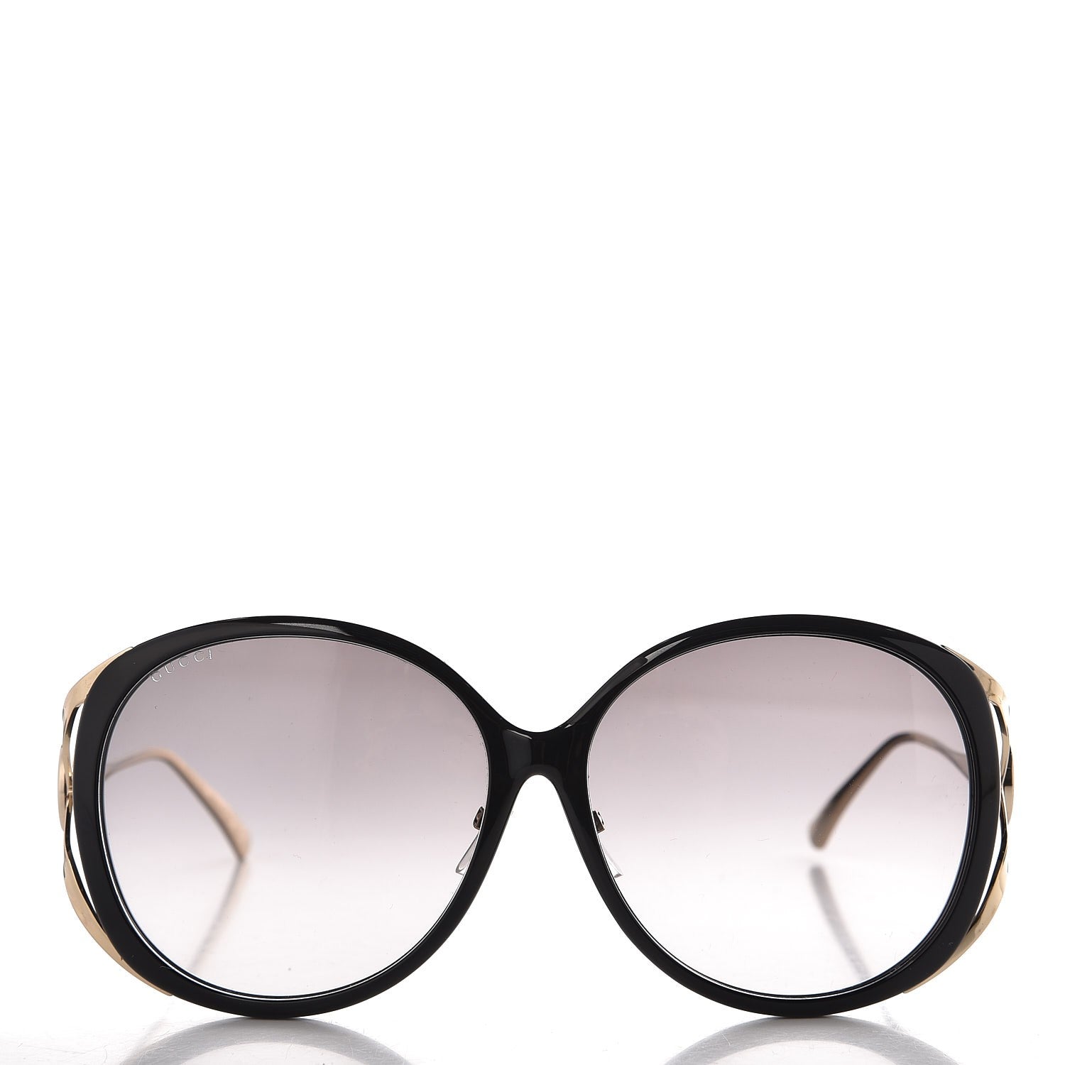 Gucci Round Frame Injected GG0226S Sunglasses Black 2 of 8