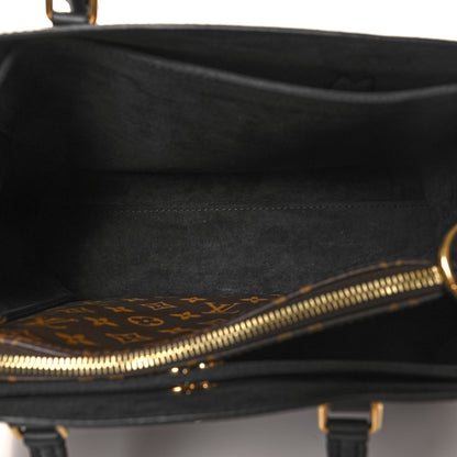 Louis Vuitton Monogram Flower Tote Black 5 of 10