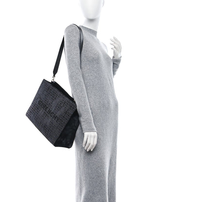 Givenchy Canvas Jacquard 4G Medium Chain G-Tote Dark Grey 2 of 8