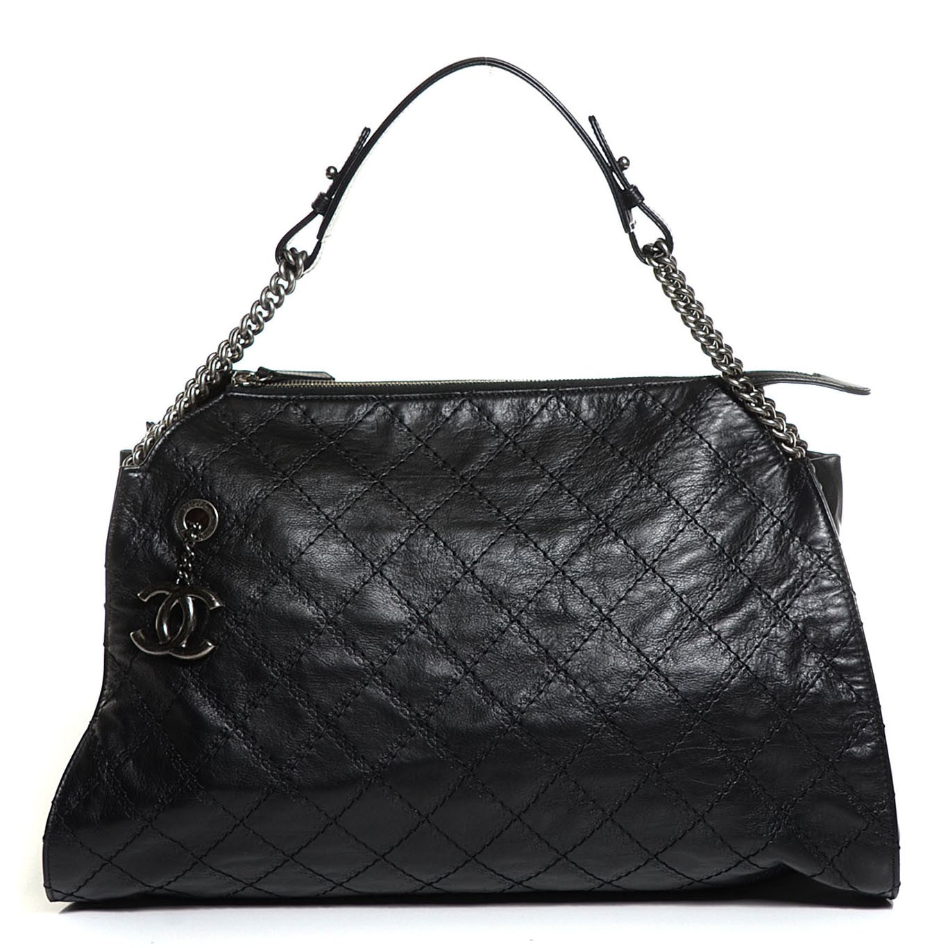 Calfskin CC Crave Tote Black
