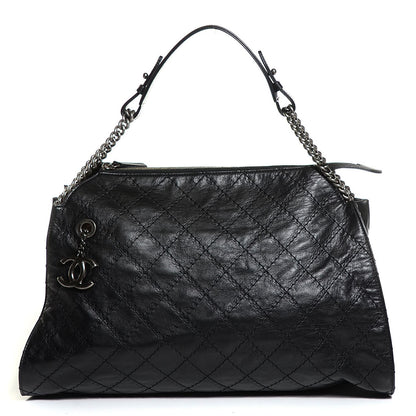 Chanel Calfskin CC Crave Tote Black 1 of 7