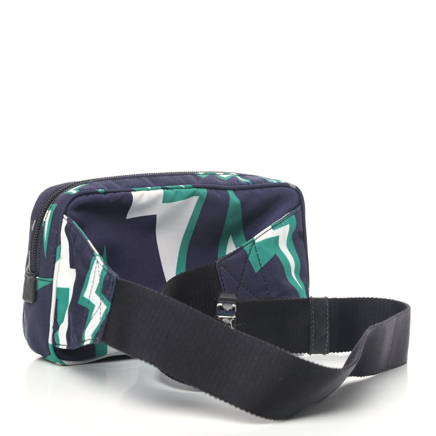 X UNIVERSAL STUDIOS Tessuto Nylon Thunder Frankenstein Belt Bag Blu Smeraldo