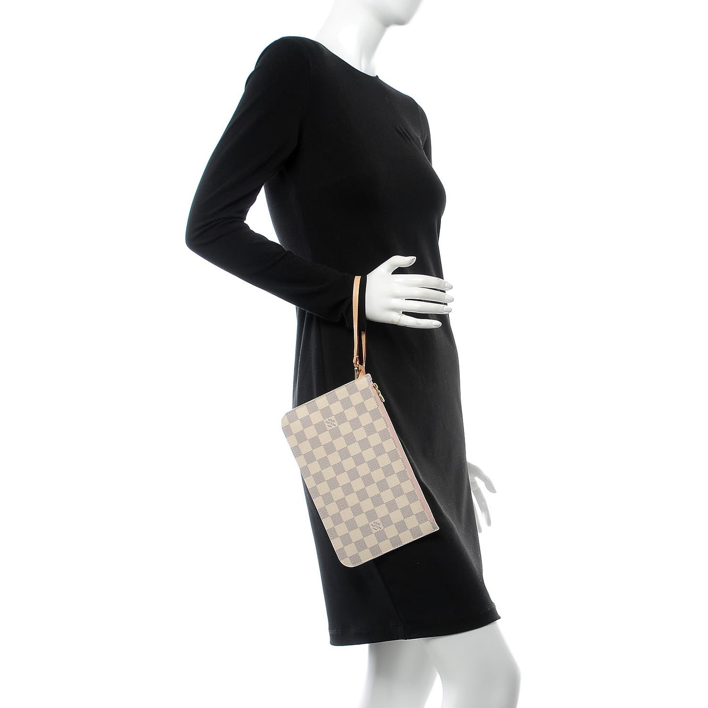 Damier Azur Neverfull MM GM Pochette Rose Ballerine