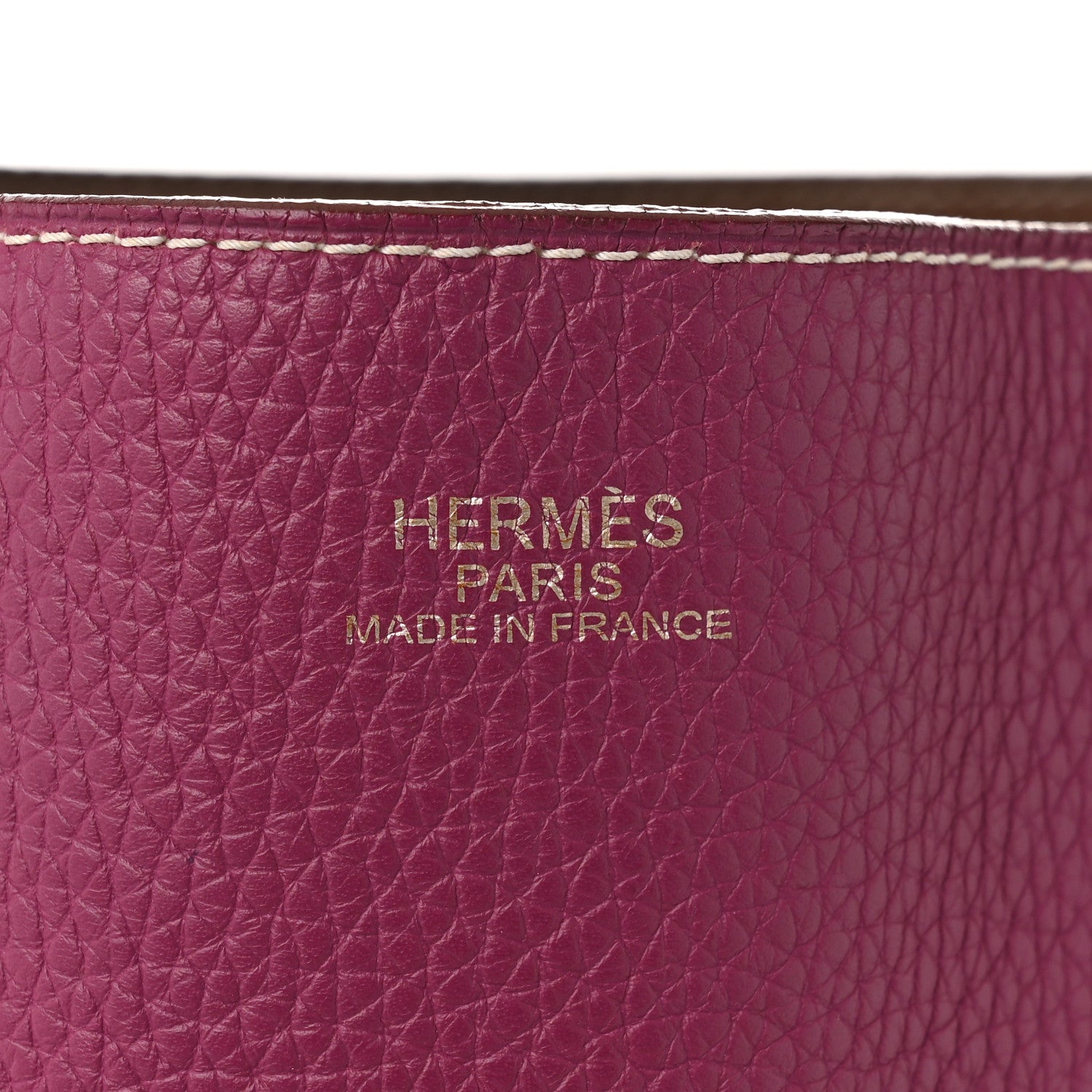 Hermes Taurillon Clemence Double Sens 36 Reversible Tote Marron Tosca 10 of 18