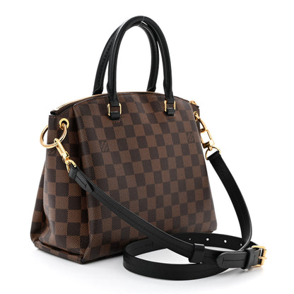 Louis Vuitton Damier Ebene Odeon Tote PM Black 3 of 9