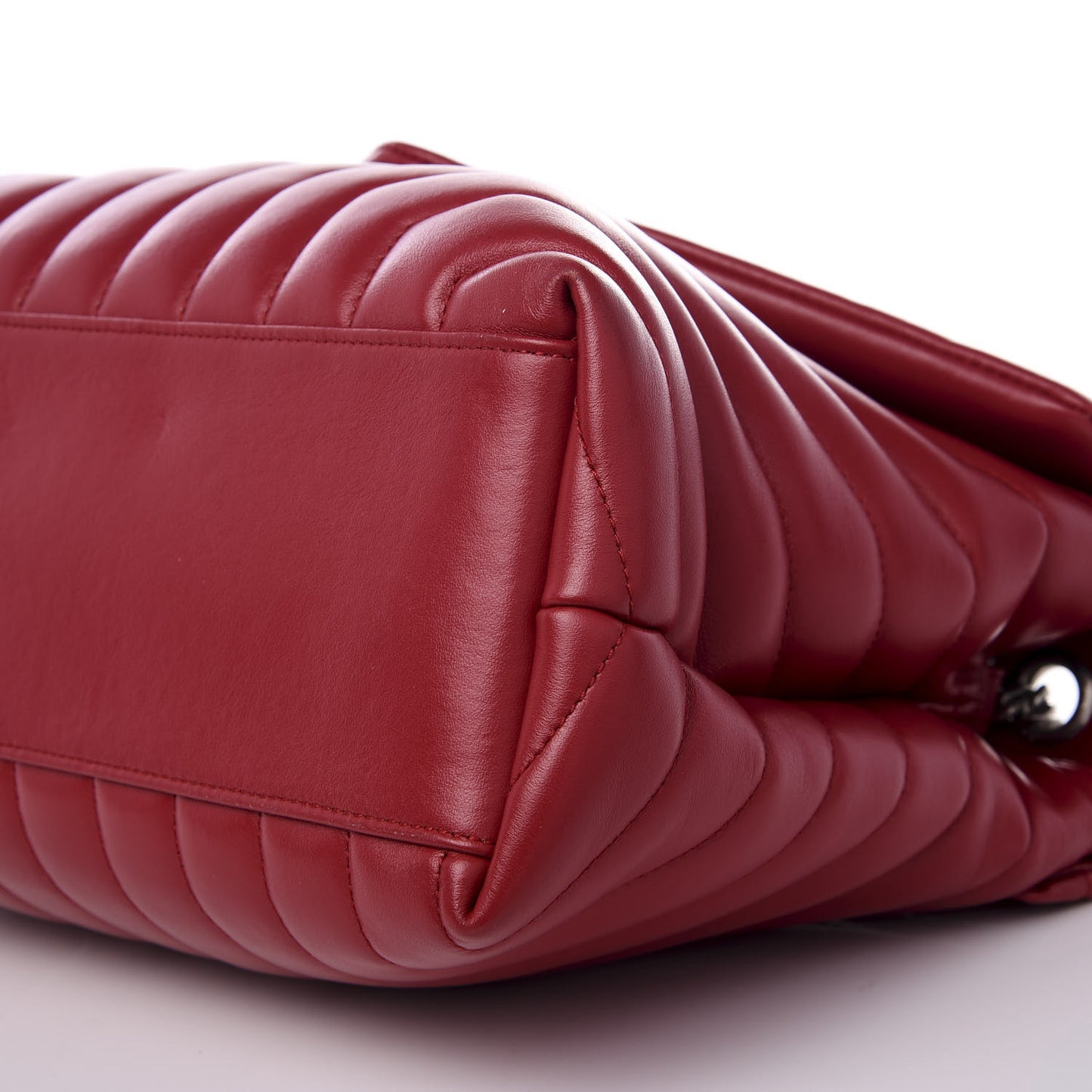 Calfskin Y Quilted Monogram Medium Loulou Chain Satchel Palissandre