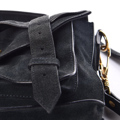 Proenza Schouler Suede Tiny PS1 Satchel Navy 11 of 17