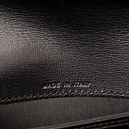 Chanel Calfskin Quilted Large Diamond CC Flap Wallet Dark Silver 7 of 8