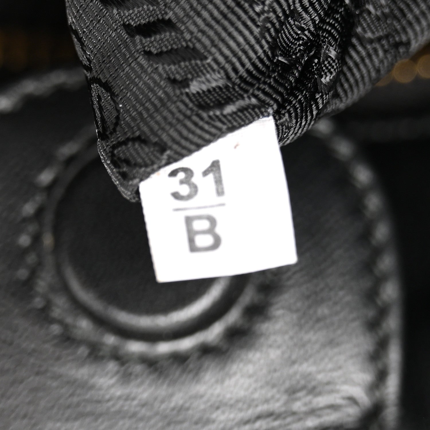 Prada Nappa Drawstring Tote Black 7 of 10