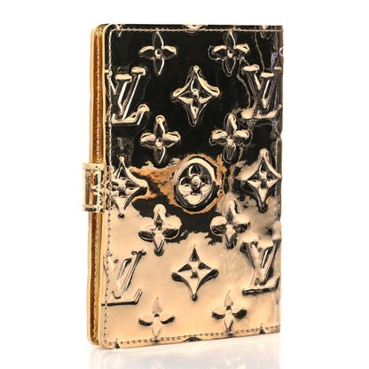 Louis Vuitton Monogram Miroir Small Ring Agenda Gold 3 of 7
