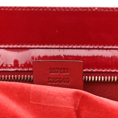 Gucci Patent Guccissima Medium Mayfair Tote Red 8 of 10