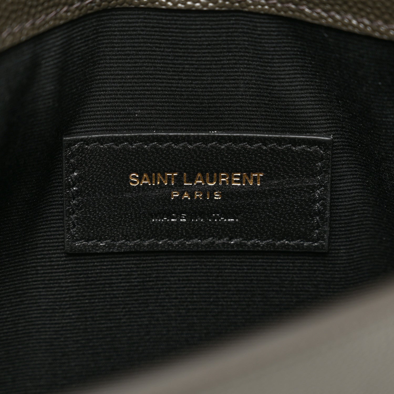 Saint Laurent Grain De Poudre Uptown Pouch Pebble 6 of 7