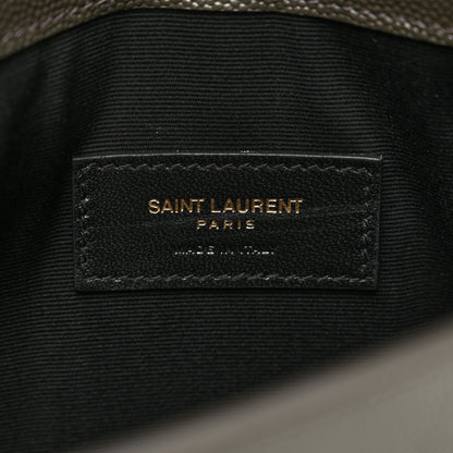 Saint Laurent Grain De Poudre Uptown Pouch Pebble 6 of 7