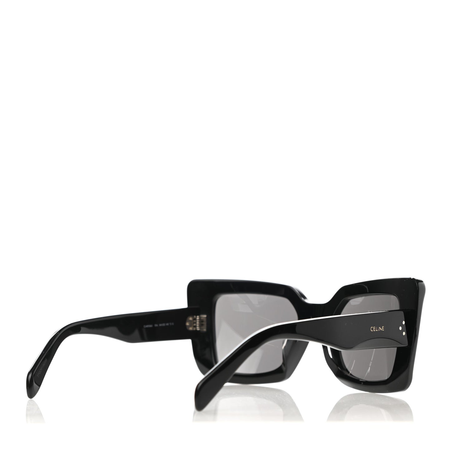 Acetate Square Sunglasses CL40156U Black