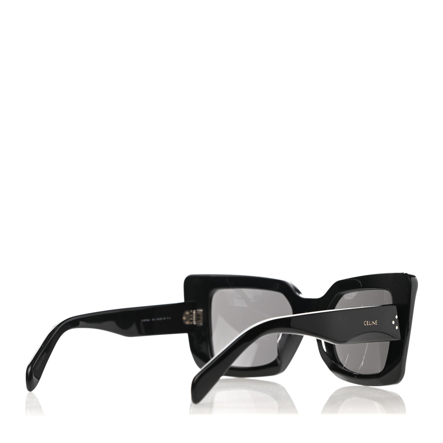Celine Acetate Square Sunglasses CL40156U Black 4 of 6