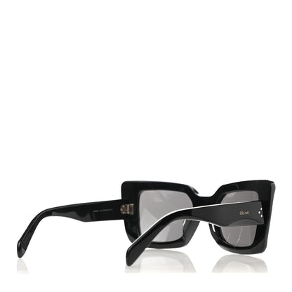 Celine Acetate Square Sunglasses CL40156U Black 4 of 6