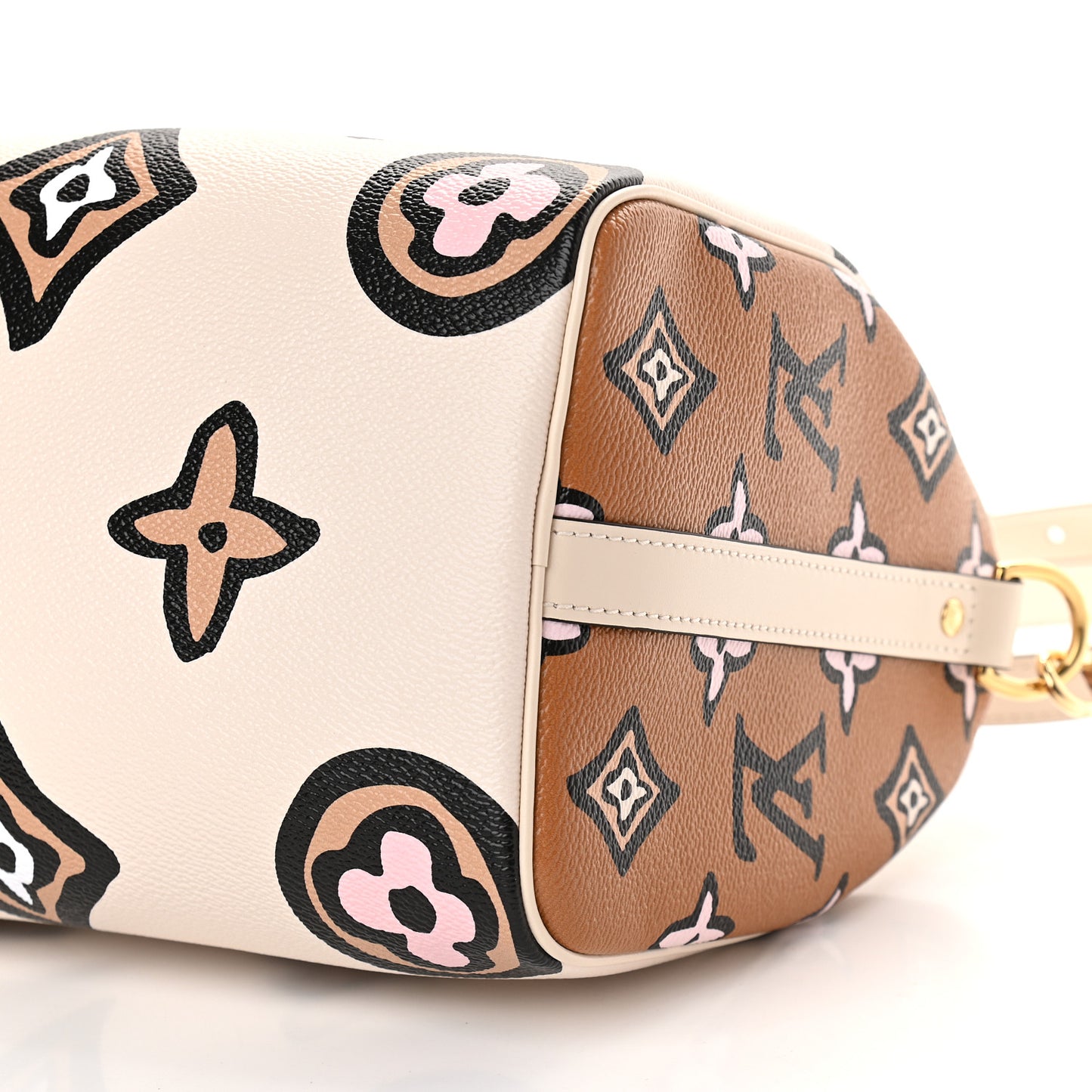 Monogram Giant Wild At Heart Speedy Bandouliere 25 Creme
