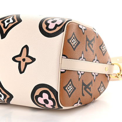 Louis Vuitton Monogram Giant Wild At Heart Speedy Bandouliere 25 Creme 8 of 8