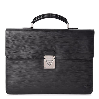 Louis Vuitton Epi Robusto 1 Compartment Briefcase Black 1 of 28