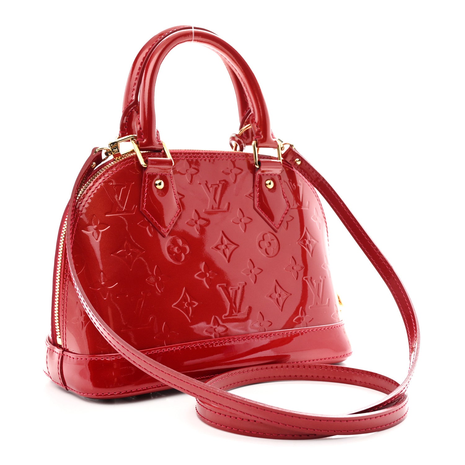 Louis Vuitton Vernis Alma BB Pomme D'Amour 3 of 9