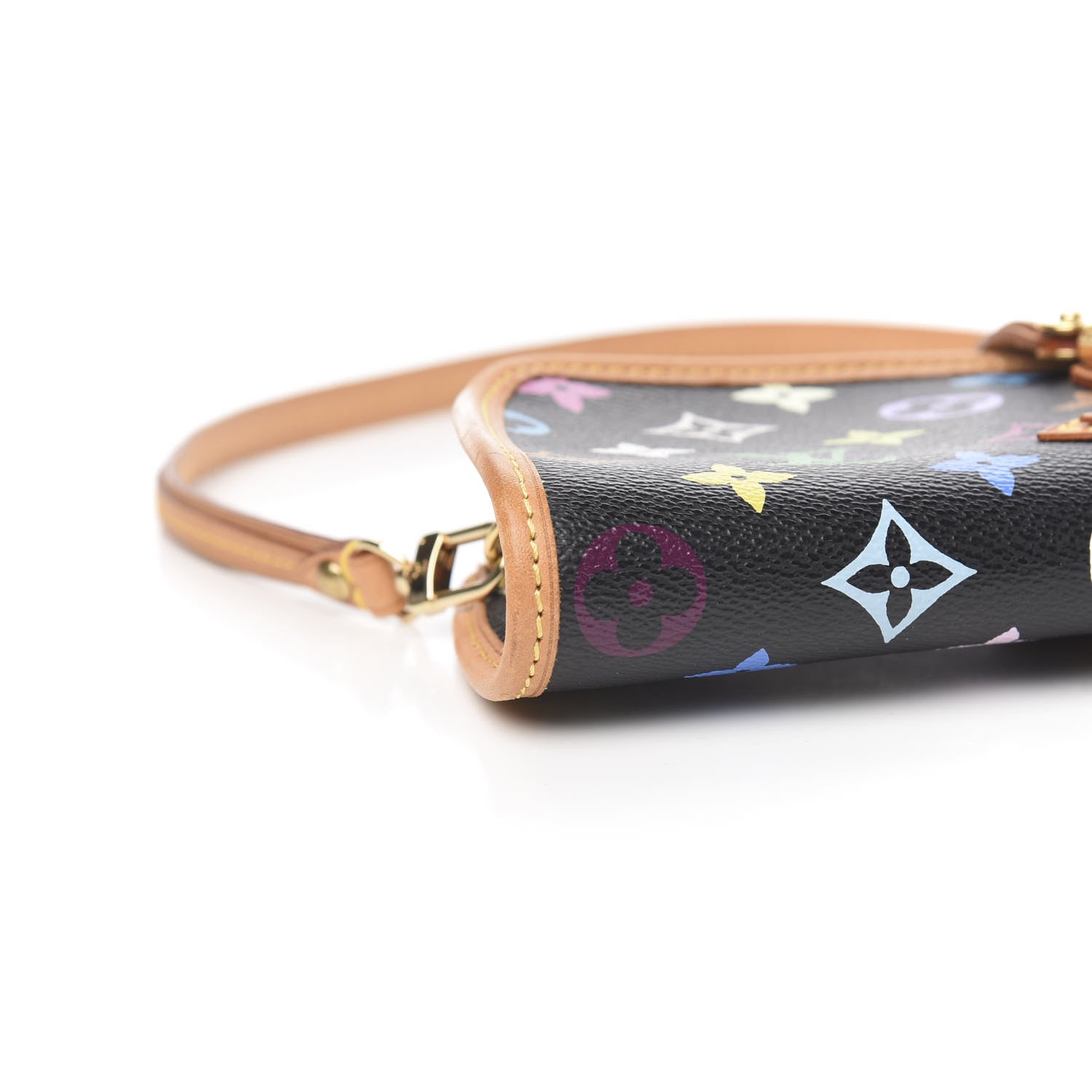 Louis Vuitton Monogram Multicolor Shirley Black 6 of 8