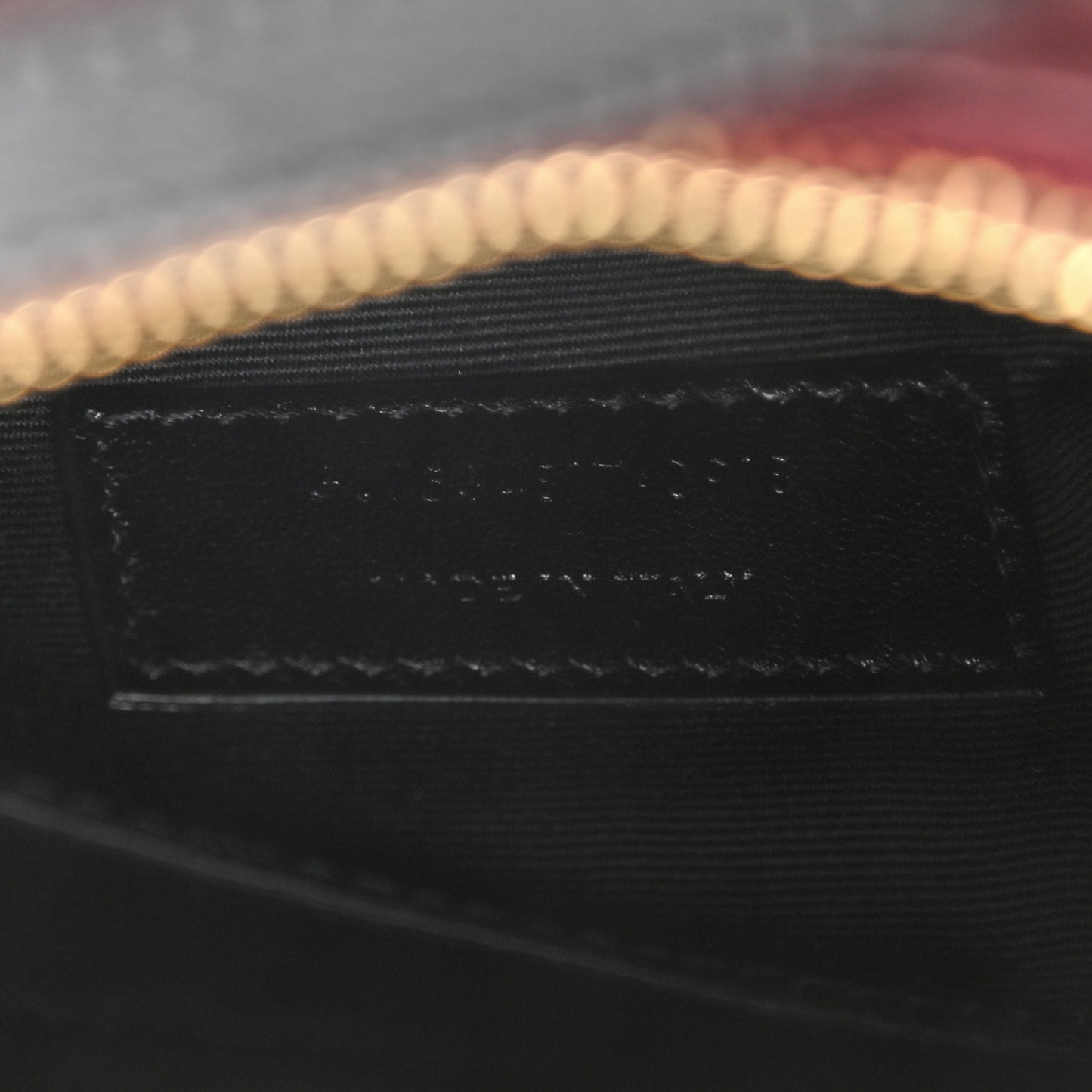 Calfskin Matelasse Monogram Lou Belt Bag Dark Legion Red