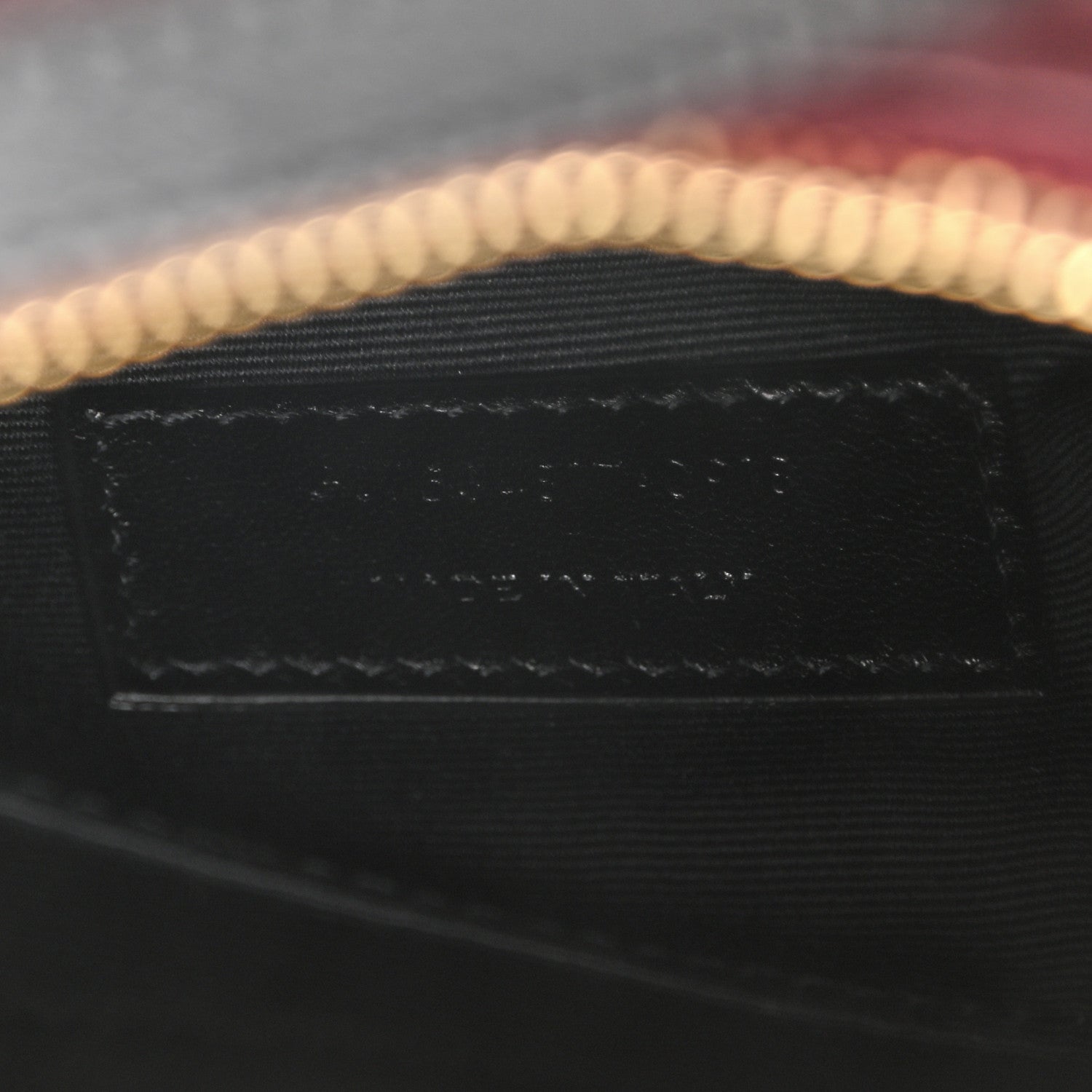 Saint Laurent Calfskin Matelasse Monogram Lou Belt Bag Dark Legion Red 6 of 8