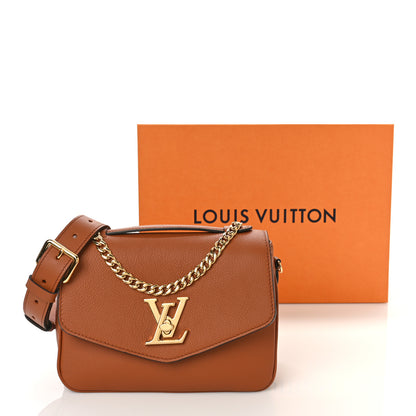 Louis Vuitton Grained Calfskin Lockme Oxford Cognac 11 of 11