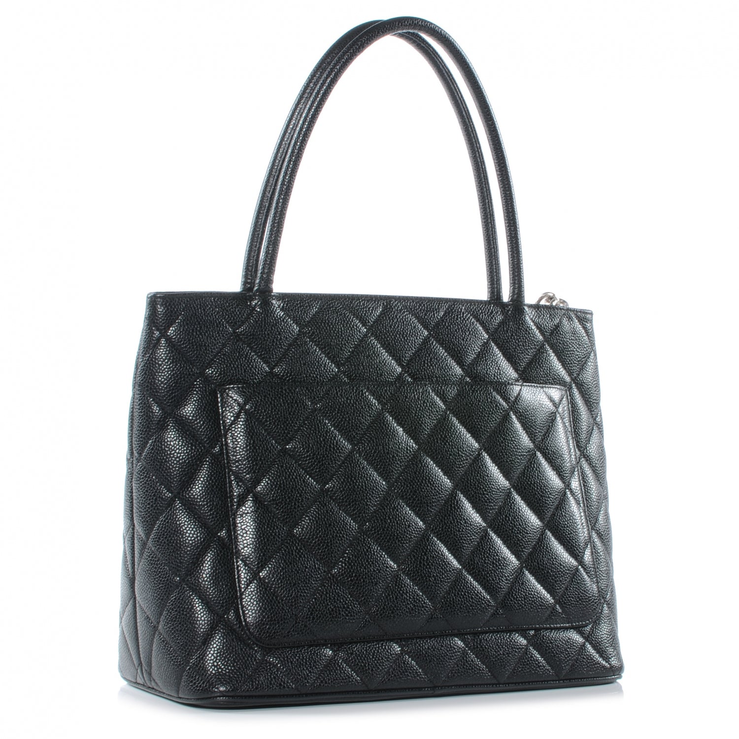 Chanel Caviar Medallion Tote Black 3 of 8