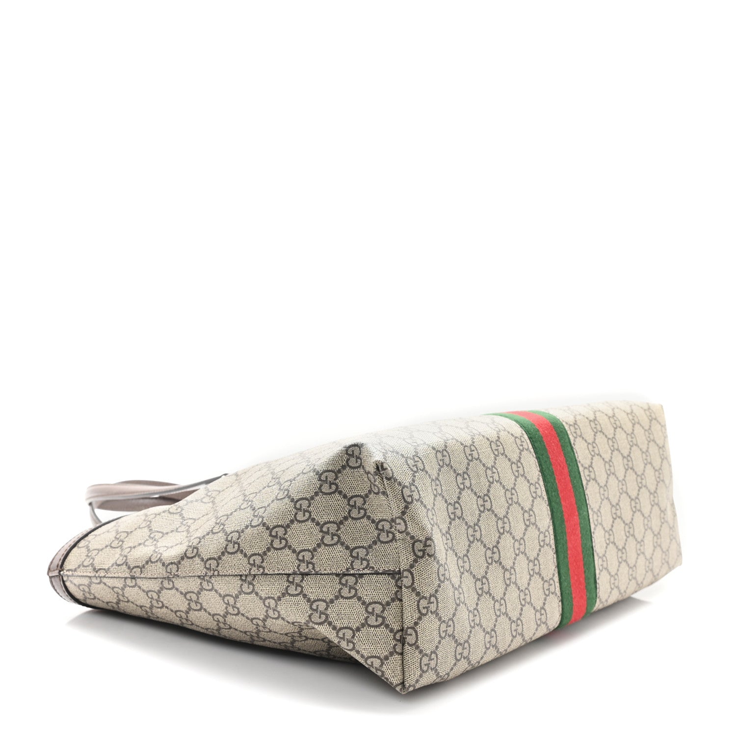 Gucci GG Supreme Monogram Medium Ophidia Shopping Tote Brown 4 of 9