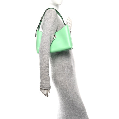 Salvatore Ferragamo Calfskin Trifolio Shoulder Bag Light Green 2 of 9