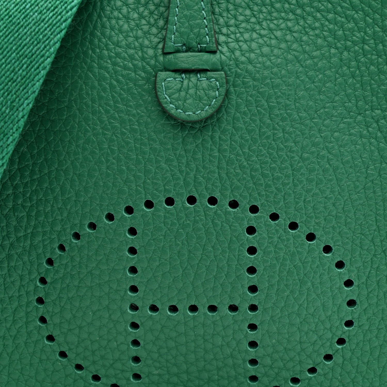 Hermes Taurillon Clemence Evelyne TPM Vert Vertigo 8 of 11