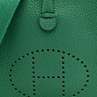 Hermes Taurillon Clemence Evelyne TPM Vert Vertigo 8 of 11